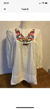 H&M Bluse Tunika Damen M Weiß