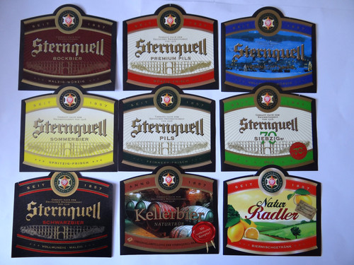 Etiketten sternquell - 9,