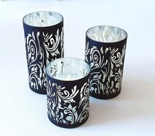 3 LED Kerzen Glaskerzen