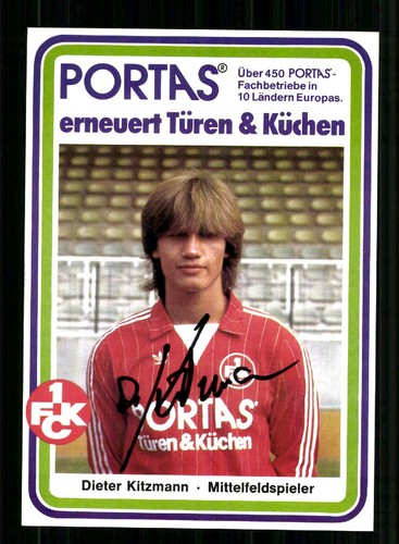 Dieter kitzmann autogrammkarte - kitzmann,