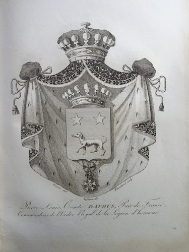 Gravur wappen heraldik comte - gravur,