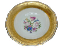 Alte vergoldete Schüssel auf