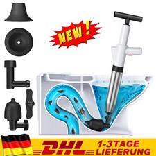 Toiletten Pömpel Abflussreiniger Pumpe Hochdruck Pressluft Rohrreiniger WC