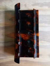 Pfeifenständer für 5 Pfeifen aus Acryl, braun mit Holzmaserung