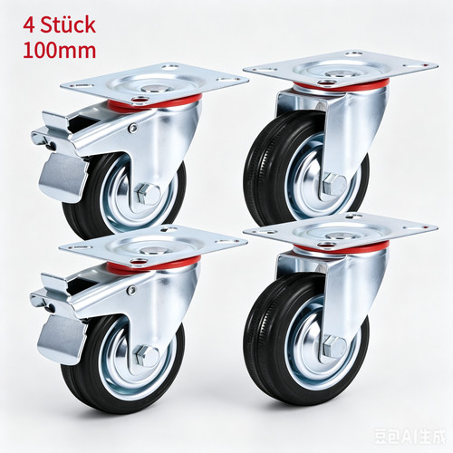 4er set transportrollen - 4er,