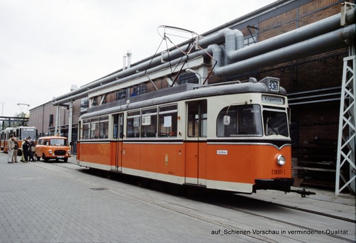 Dia gotha 218 - gotha, straßenbahn