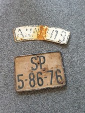 Wehrmacht WK2 Nummernschild