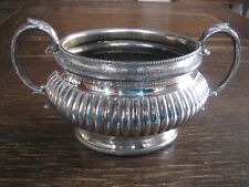 prächtiger großer Zuckertopf Zuckerschale Queen Anne Stil silber pl England