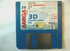 63040 Disk 23 Amiga Format - Atomino / 3D Construction Kit - Commodore Amiga () 