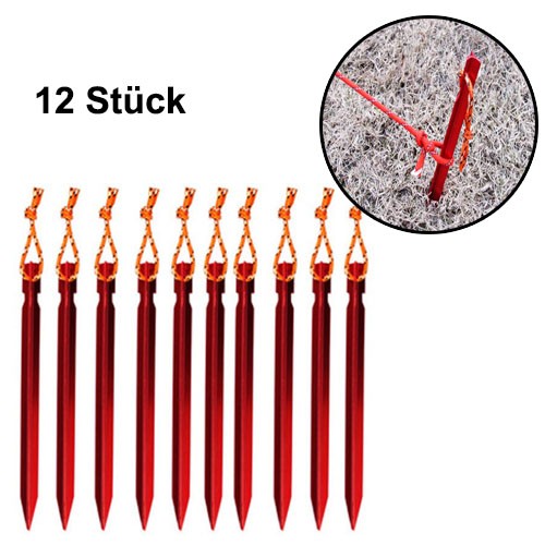 Stück zeltheringe pegs alu - stück,
