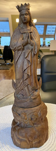 Holzfigur heilige maria - holzfigur.,