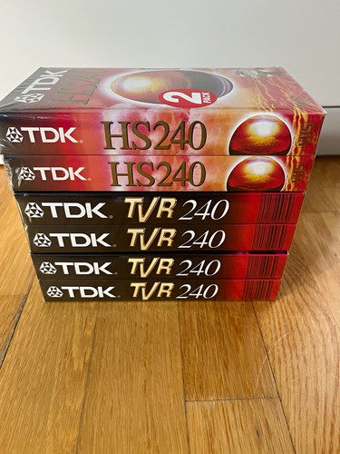 Tdk hs240 tvr240 - hs240/tvr240, vhs
