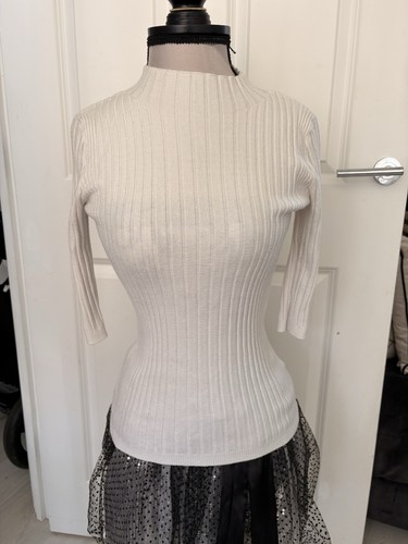Damen primark creme stretchig - creme,