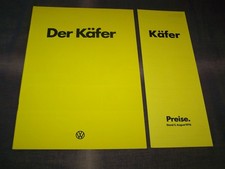 TOPRARITÄT Herrlicher Prestige Prospekt VW Käfer von 1976 + Preisliste !!!