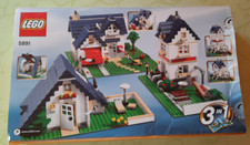 LEGO Creator 5891 - Haus mit Garage 3 in 1   komplett + 3 Bauanleitungen + OVP