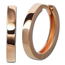 GoldDream Creole massiv Glanz 19mm Ohrring 333er Roségold Echtschmuck GDO5659E