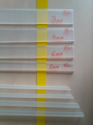 Satiniert plexiglas milchglas - satiniert,