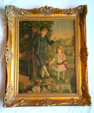 großer blattvergoldeter