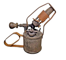 #SE763# antike G. Barthel Platin Lötlampe Heizlampe Lötkolben Messing/kupfer