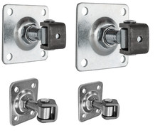 Torangel M12 M14 M16 M18M20 einstellbar mit Anschraubplatte Torband Torscharnier