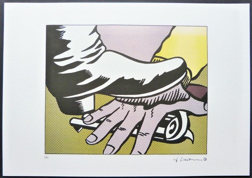 Roy lichtenstein foot and - roy,