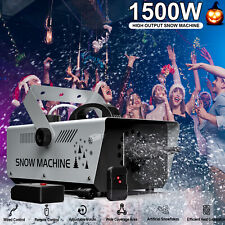 1500W Schneemaschine Snow Schnee Maschine Funk-Fernbedienung DJ Weihnachten Show