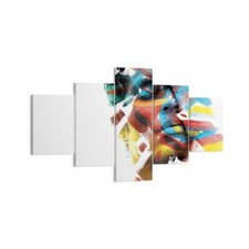 Wandbilder 125x70cm 5 tlg