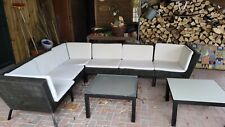 Loungemöbel Set Rattan Nachbildung 6tlg. günstig zu verkaufen