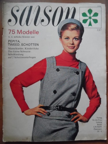 Saison 1967 kleider pepita - kleider,
