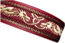 Halsband Hund Leder Keltisch