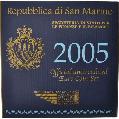San marino set 2005 stgl - marino,, set,