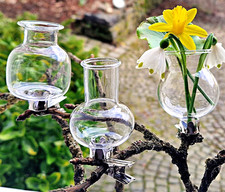 ❀ 3 x Kleine Blumenvase m