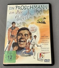 Ein Froschmann an der Angel