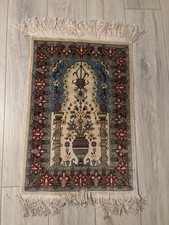 Hereke Seiden Teppich 100% Seide 70x50