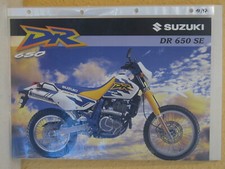 Motorrad Prospekt: Suzuki DR