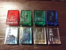 8 WHW Abzeichen Städte Glas