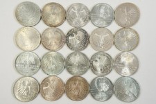 S02R16- 20x 5 DM Silber Münze ua Albrecht Dürer