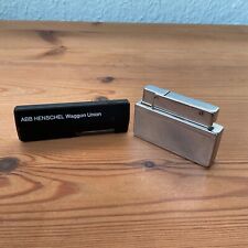 Zwei Gasfeuerzeuge: ROWENTA ("ABB HENSCHEL Waggon Union“) + CONSUL, sehr selten