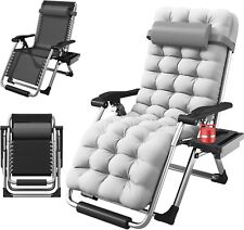 HEMUYT Sonnenliege Liegestuhl Klappbar, Belastbar Klappbar Liegestuhl Gartenlieg