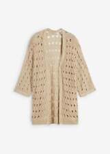 Ajour Strickjacke mit Lurex