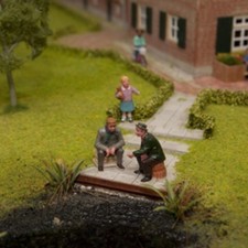 1:35 Gehwegplatten 50x50 grau