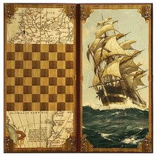 60x60 cm Backgammonspiel Spiel