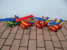 4x Piko Kipper Truck LKW Vintage DDR Sandkasten Spielzeug Einsatz Fahrzeuge 25cm