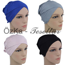 Capraz BONE Bonnet Cap Kopftuch Bandana Hijab Tesettür Turban Chemo Tuch Scarf