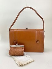 Vintage 1960er hellbraun Vinyl