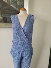 PATRIZIA PEPE  Overall  Gr ITA. 42  / 38  Blau Spitze  Luftig Leicht mit Taschen