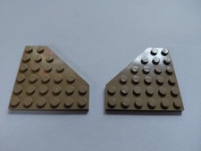 2x LEGO Keil Platte 6 x 6 Ecke