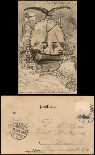 Ansichtskarte marine - ansichtskarte,