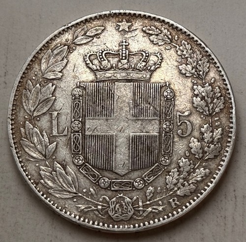 Italien lire 1879 umberto - 5,
