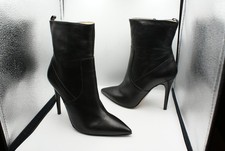 Mai Piu Senza made in Italy echt Leder High Heel Stiefeletten schwarz Gr.40